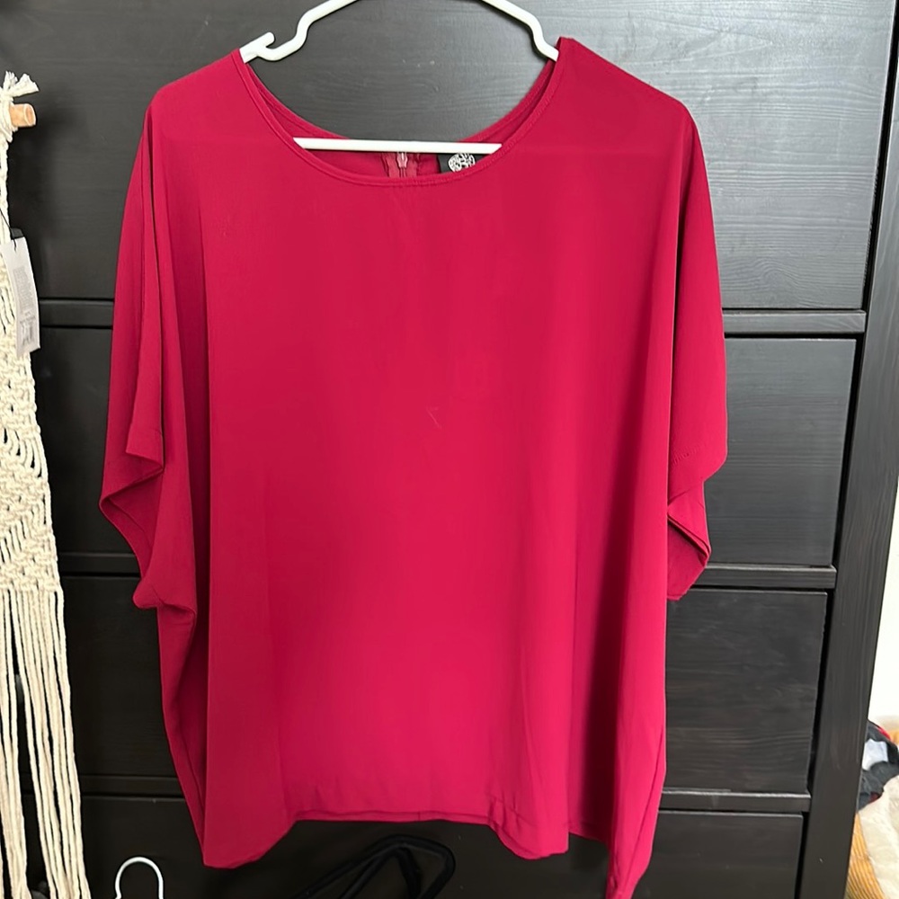 NWT BOBEAU blouse size XL